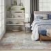 Nourison Home Quarry Ivory/Multi 6'7" x 9'6" Room Scene