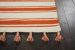 Nourison Home Rio Vista Ivory/Orange 2'3" x 8' Runner Room Scene