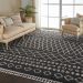 Nourison Home Moroccan Shag Charcoal 7'10" x 10'6" Room Scene