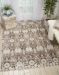 Nourison Home Silver Screen Mocha/Slate 5'3" x 7'3" Room Scene