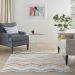 Nourison Home Elation Ivory Multicolor 4' x 6' Room Scene