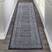 Nourison Home Palermo Navy/Grey 2'2" x 7'6" Runner Room Scene