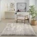 Nourison Home Dreamy Shag Ivory Beige Room Scene
