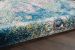 Nourison Home Fusion Blue Multi Colored 4' x 6' Room Scene