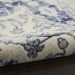 Nourison Home Cyrus Ivory Blue 2'6" x 4' Room Scene