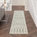 Nourison Home Passion Ivory/Grey 2'2" x 10' Runner Room Scene