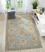 Nourison Home Jazmine Blue 5'3" x 7'5" Room Scene