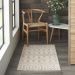 Nourison Home Palermo Beige/Grey 2'3" x 10' Runner Room Scene