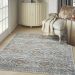 Nourison Home Quarry Blue/Multi 3'9" x 5'9" Room Scene