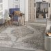 Nourison Home Quarry Grey/Light Blue 6'7" x 9'6" Room Scene