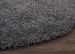 Nourison Home Malibu Shag Dark Grey 4' x Round Room Scene