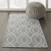 Nourison Home Aruba Light Blue/Cream 2'8" x 4' Room Scene