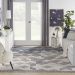 Nourison Home Paxton Grey/Slate 7'10" x 10'6" Room Scene