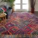 Nourison Home Nomad Red/Multicolor 7'10" x 10'6" Room Scene