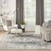 Nourison Home Quarry Beige/Grey 8'10" x 11'10" Room Scene