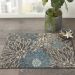 Nourison Home Passion Charcoal/Blue Room Scene