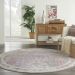 Nourison Home Passion Grey/Multi 8' x Round Room Scene