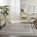 Nourison Home Key Largo Lt Grey 7'10" x 9'10" Room Scene