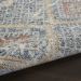 Nourison Home Quarry Blue/Ivory 2'2" x 7'6" Runner Room Scene
