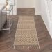 Nourison Home Paxton Mocha 2'2" x 8'2" Runner Room Scene