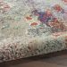 Nourison Home Artworks Seafoam/Brick 5'6" x 8' Room Scene