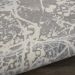 Nourison Home Jubilant Grey 5'3" x Round Room Scene