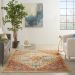 Nourison Home Allur Red Multicolor 4' x 6' Room Scene