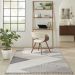 Nourison Home Paxton Grey/Slate 4' x 6'2" Room Scene