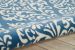 Nourison Home Grafix Blue 5'3" x 7'3" Room Scene