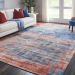 Nourison Home Safari Dreams Blue/Brick 9' x 12' Room Scene