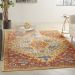 Nourison Home Allur Red Multicolor 4' x 6' Room Scene