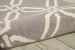 Nourison Home Linear Silver 2'3" x 7'6" Runner Room Scene