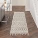 Nourison Home Paxton Ivory/Grey 2'2" x 8'2" Runner Room Scene