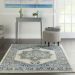Nourison Home Persian Vintage Ivory Blue 5'3" x 7'3" Room Scene