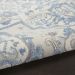 Nourison Home Elation Ivory Blue Room Scene