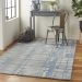 Nourison Home Symmetry Blue/Grey Room Scene