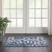 Nourison Home Tranquil Navy Room Scene