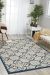 Nourison Home Caribbean Ivory/Navy 1'9" x 2'9" Room Scene
