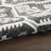 Nourison Home Lennox Charcoal/Ivory/Blue 4' x 6' Room Scene