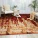 Nourison Home Rhapsody Gold/Garnet 9'9" x 13' Room Scene