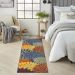 Nourison Home Aloha Navy Multicolor Room Scene
