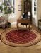 Nourison Home Ashton House Sienna 5'6" x Round Room Scene