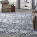 Nourison Home Asilah Light/Blue/Charcoal 7'10" x 10'6" Room Scene