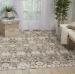 Nourison Home Silver Screen Mocha/Slate 5'3" x 7'3" Room Scene