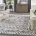Nourison Home Asilah Grey/Ivory 9' x 12'2" Room Scene