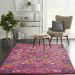 Nourison Home Moroccan Shag Cream 2'2" x 8'1" Runner Room Scene