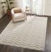 Nourison Home Harper Grey 8' x 10' Room Scene