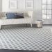 Nourison Home Grafix Blue 7'10" x 9'10" Room Scene
