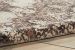 Nourison Home Silver Screen Mocha/Slate 5'3" x 7'3" Room Scene