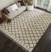 Nourison Home Moroccan Shag Cream 9'2" x 12'6" Room Scene